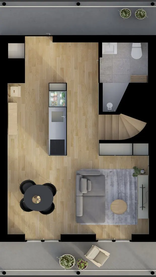 Planta do T1 – piso 1