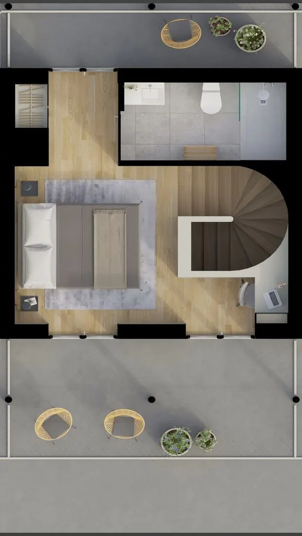 Planta do T1 – piso 2